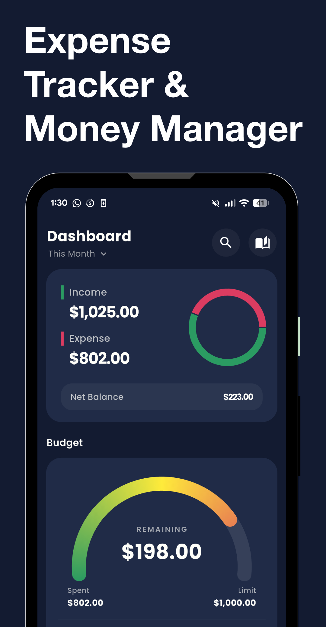 BudgetIt screenshot 1