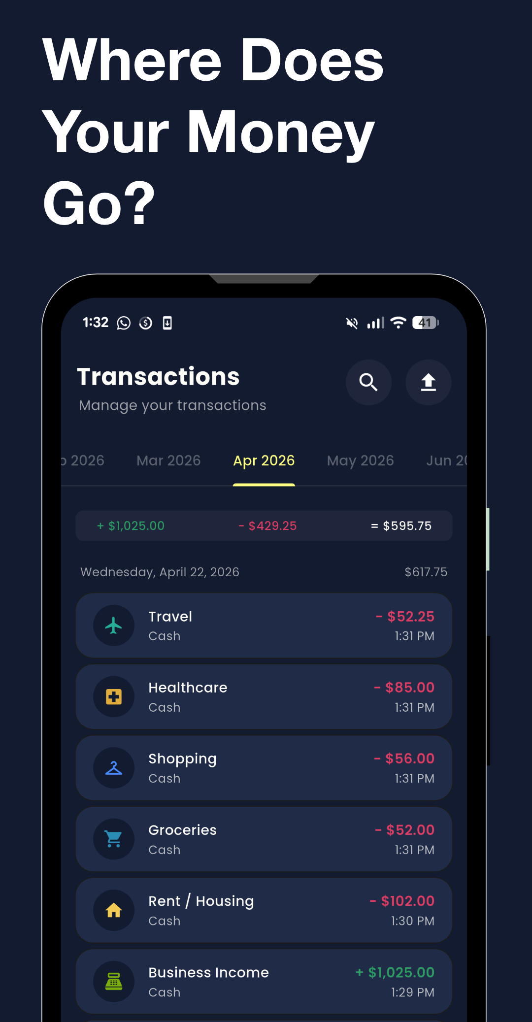 BudgetIt screenshot 3